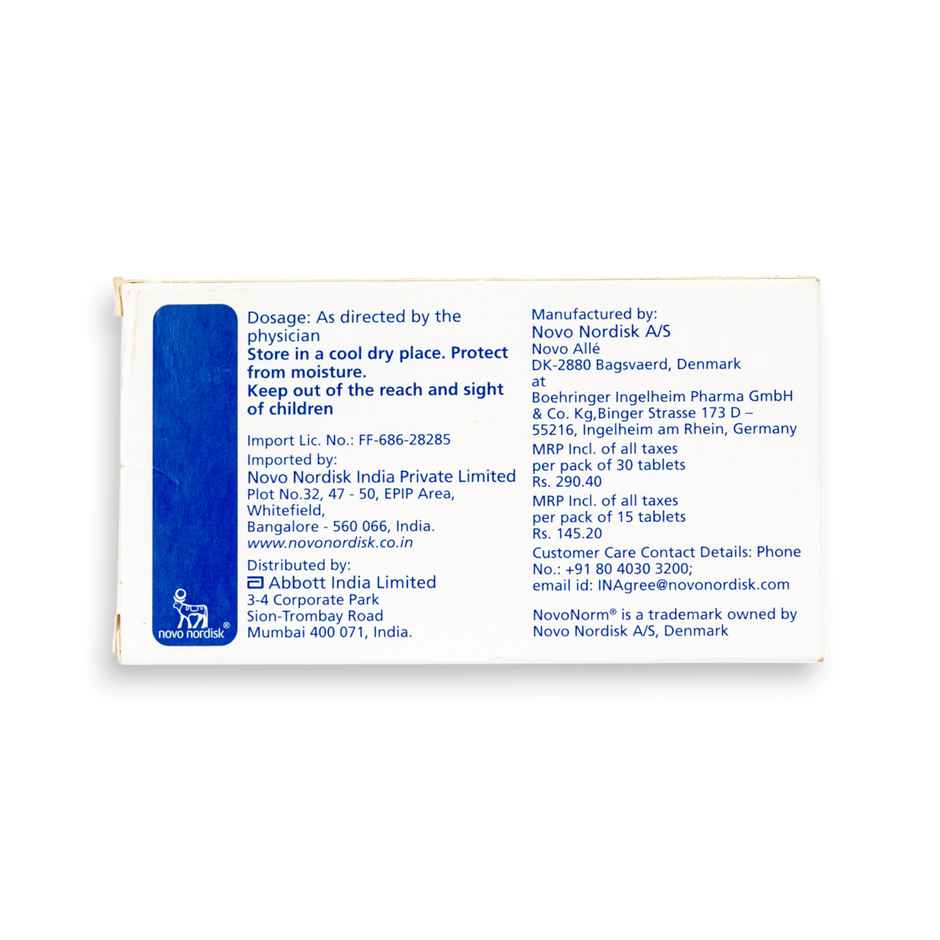 Novonorm 0.5mg Tablet