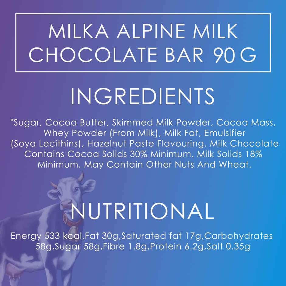 Milka Alpine Milk Bar