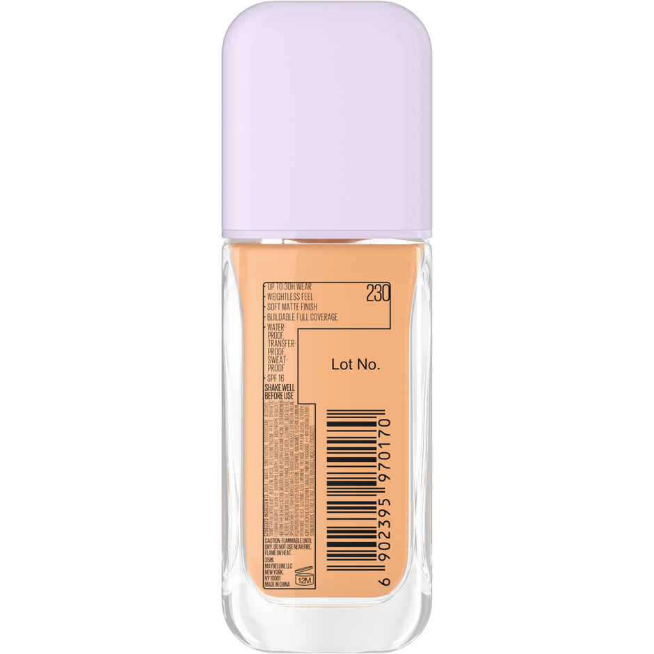 Maybelline New York Super Stay Lumi Matte Liquid Foundation, 230