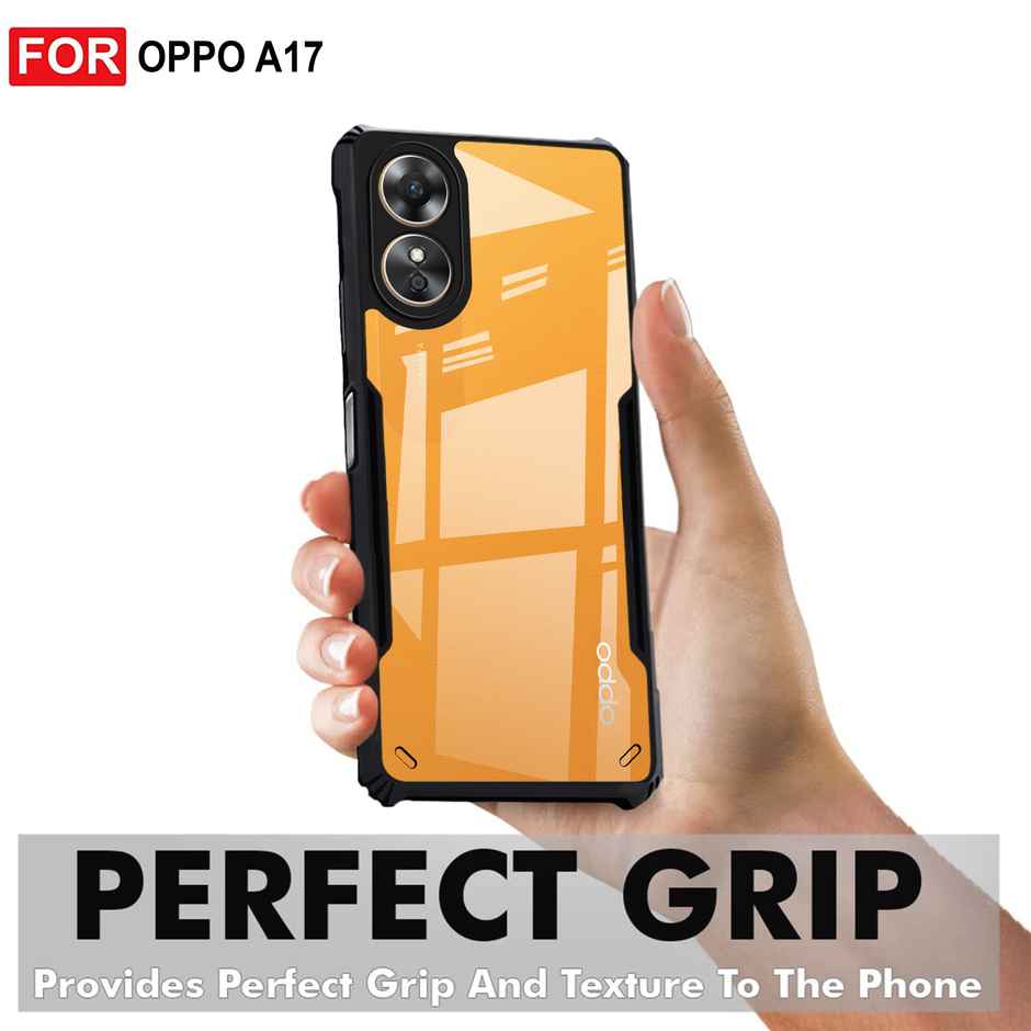 Zapcase Back Cover for OPPO A17 | Matte-Black