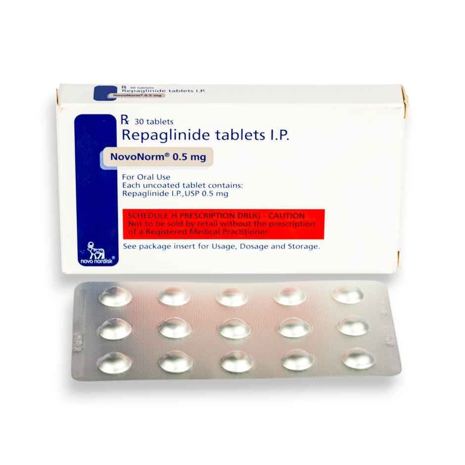 Novonorm 0.5mg Tablet