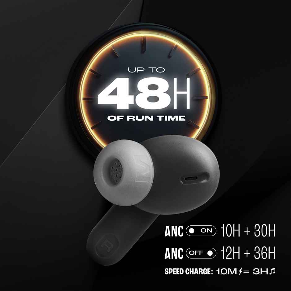 JBL Tune Beam 2 TWS Earbuds | ANC | 48H Battery | 6-Mics | IP54 | Wireless | Black