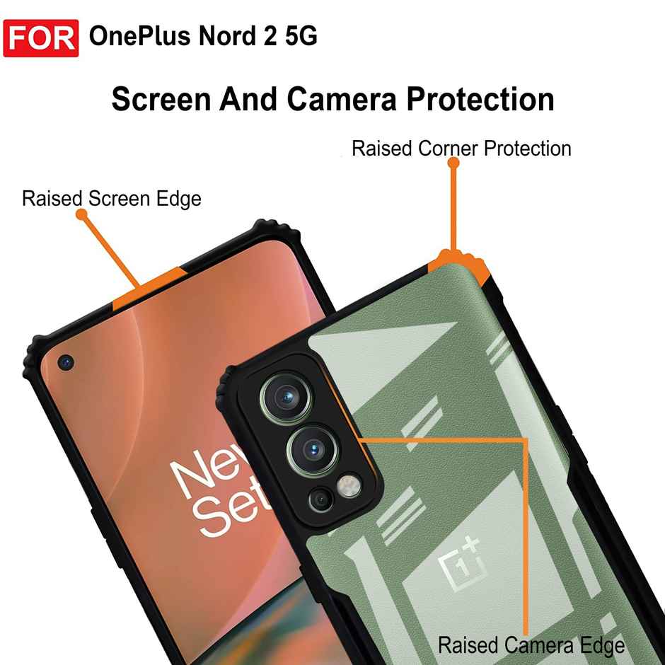 Zapcase Back Cover for OnePlus Nord 2 5G | Matte-Black