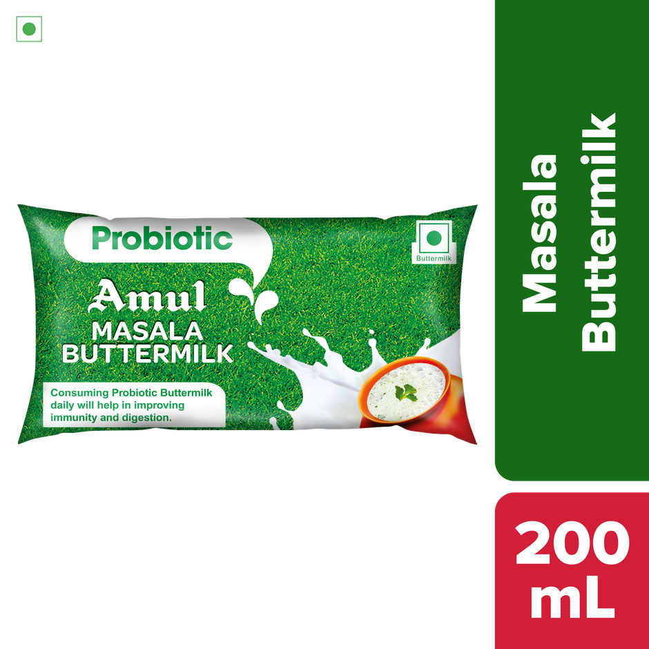 Amul Probiotic Spiced Buttermilk Combo     