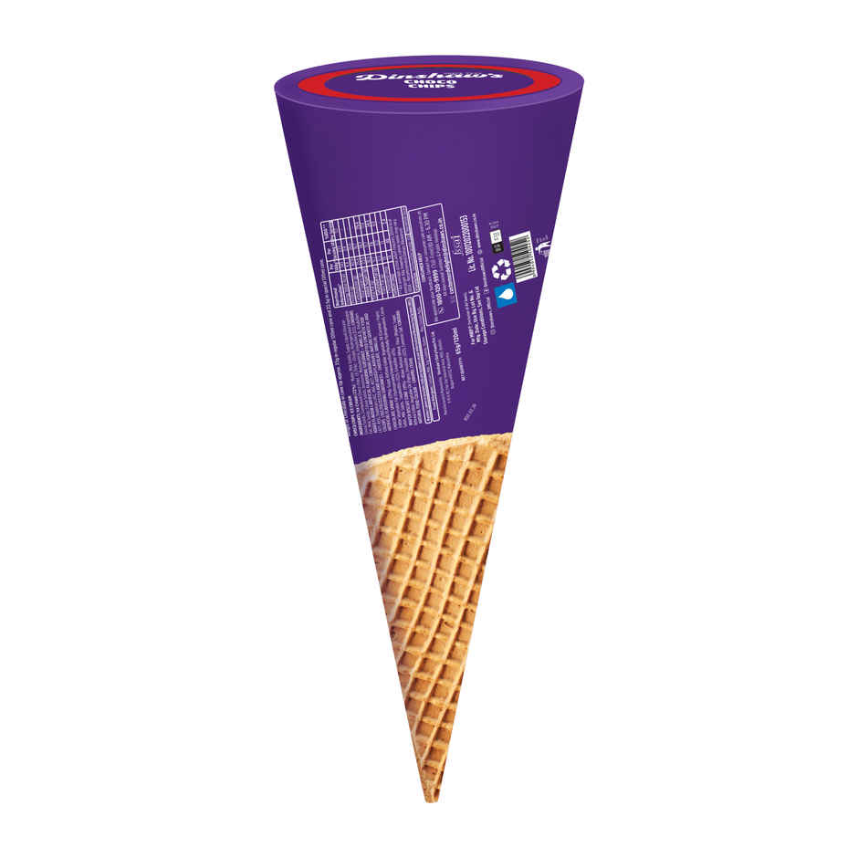 Dinshaws Choco Chips Cone