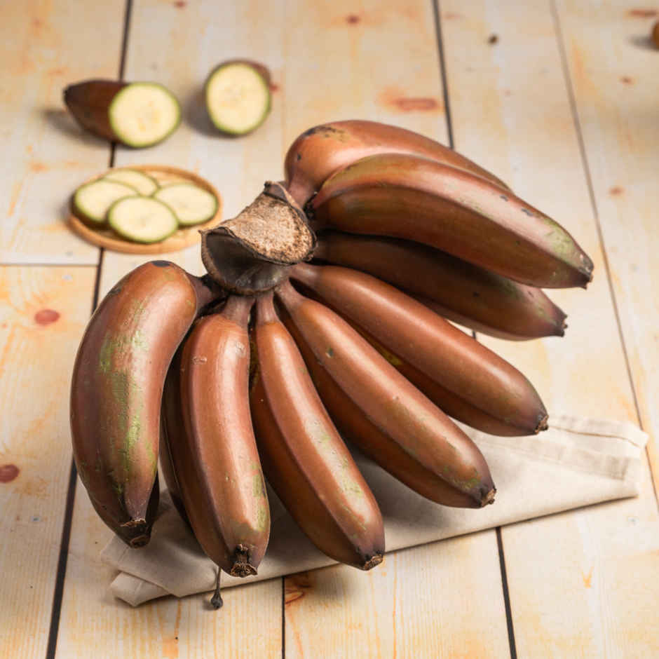 Banana Red Semi Ripe