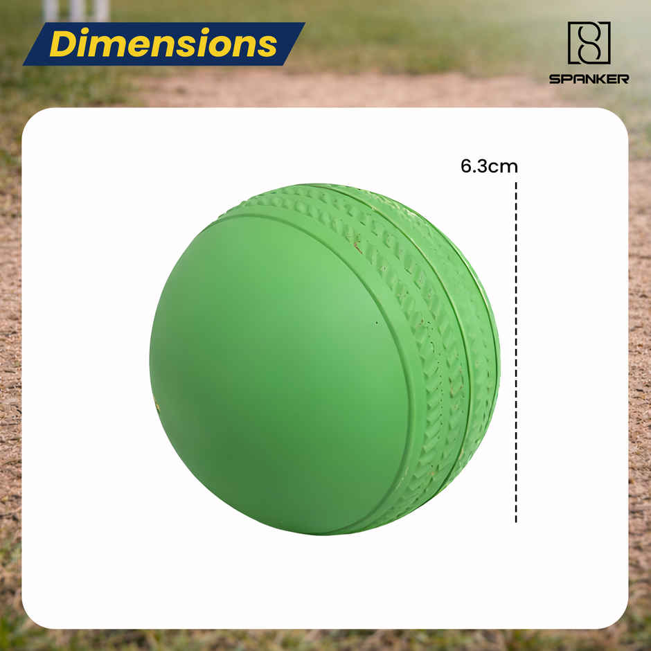Spanker Sports Rubber Cricket Balls | Lightweight Durable Practice Balls
