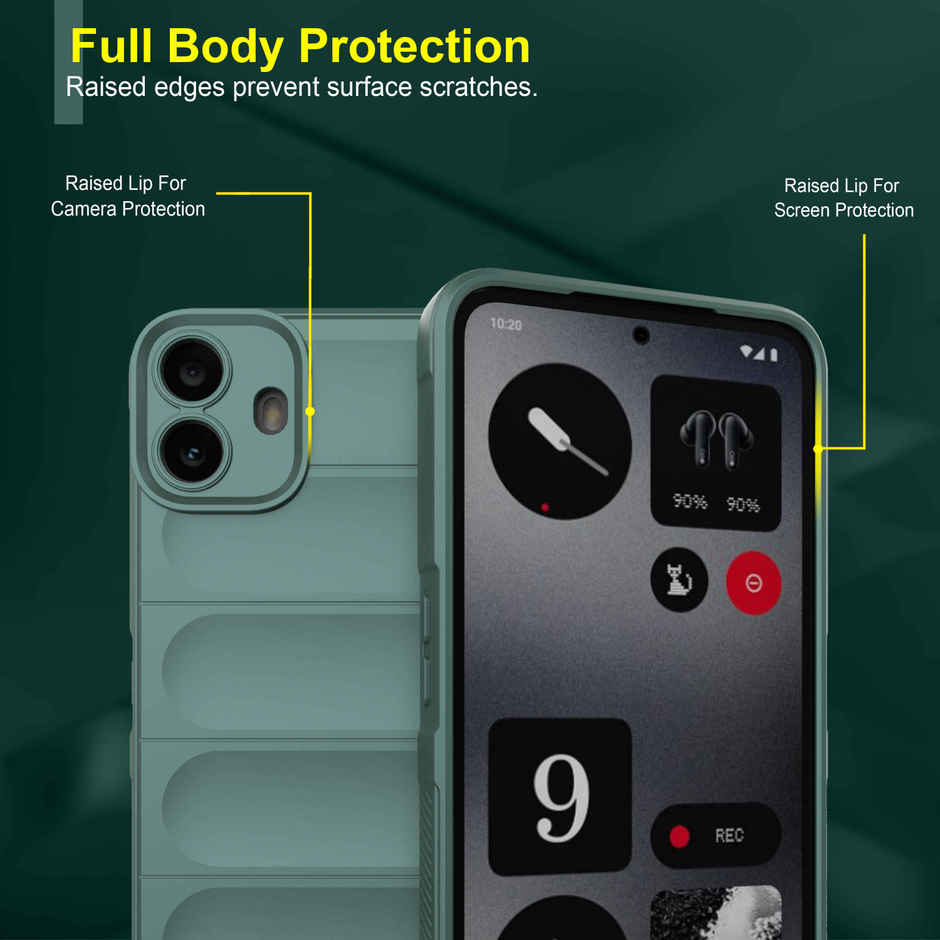 Zapcase Back Cover for CMF by Nothing Phone 1 | Magic-DarkGreen