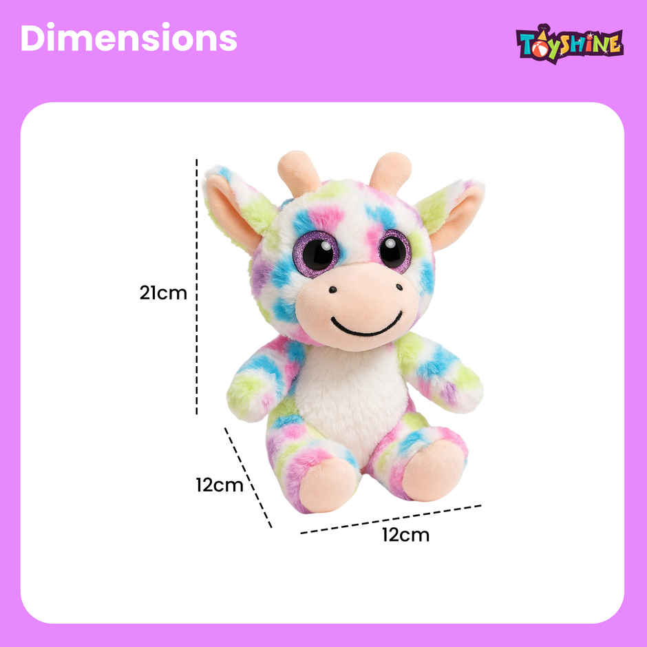 Spanker Cow Soft Toy Cute Plush Cow with Big Eyes for Kids | 21 cm
