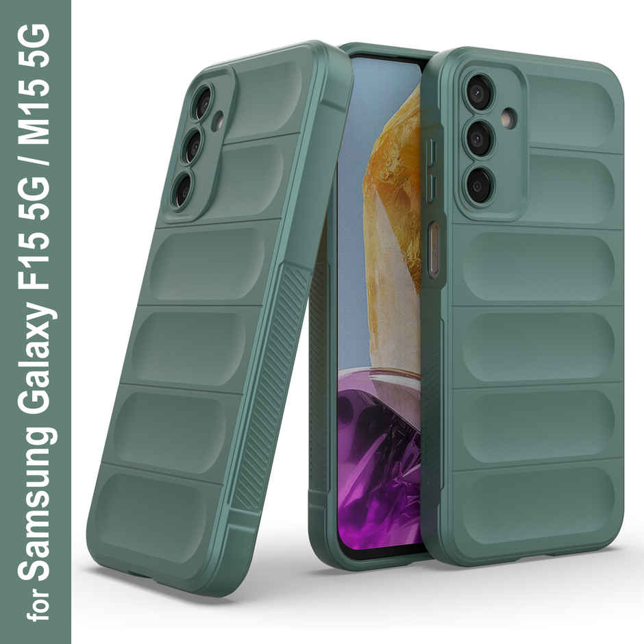 Zapcase Back Cover for Samsung Galaxy F15 5G | Magic-DarkGreen