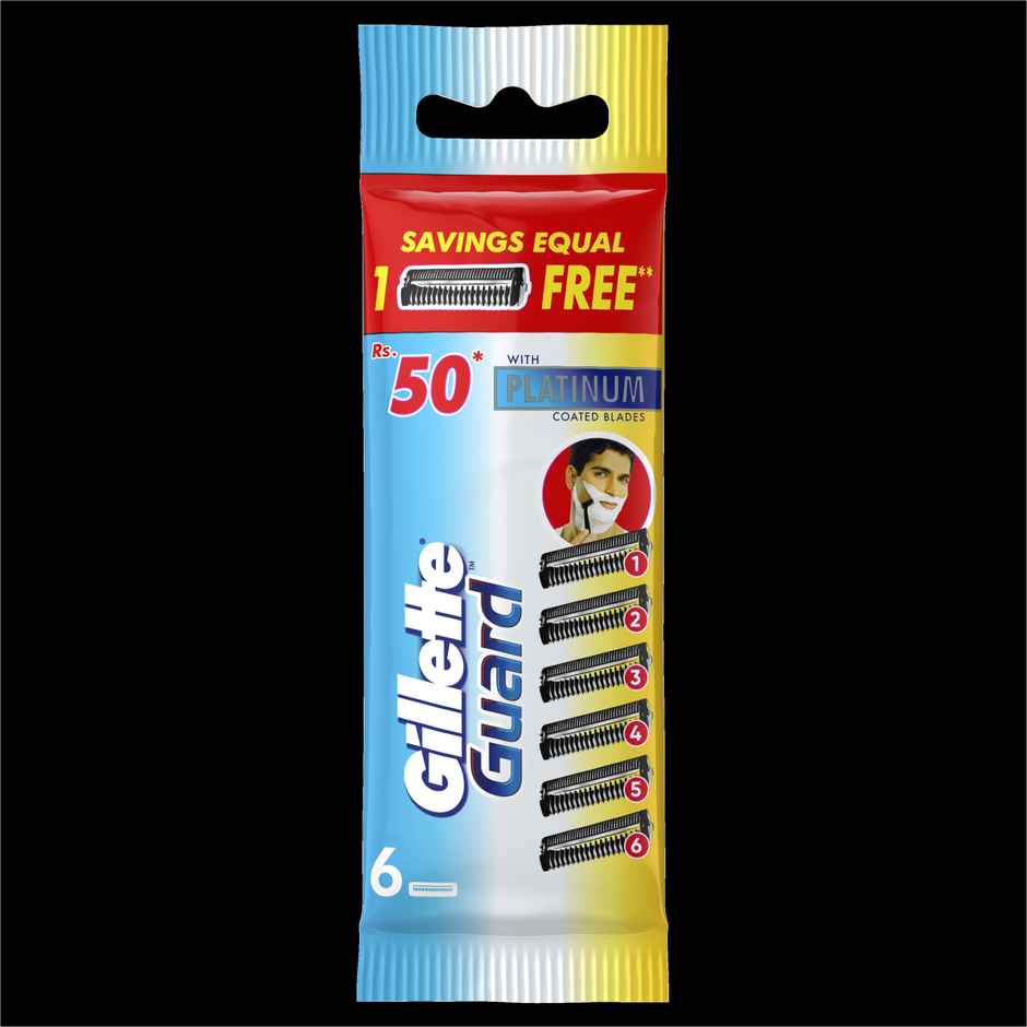 Gillette Guard Blades(6 Cartridges)