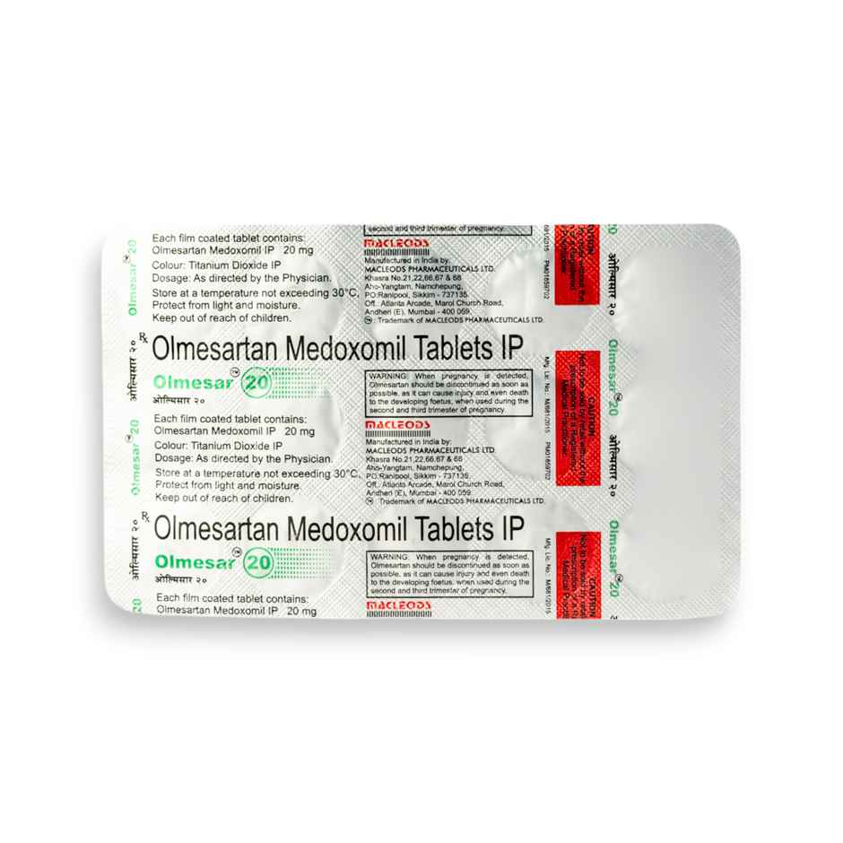 Olmesar 20 Tablet