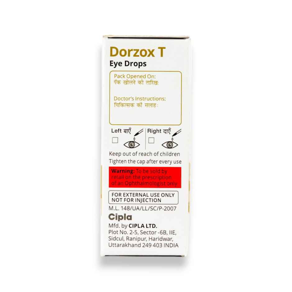 Dorzox T Eye Drop