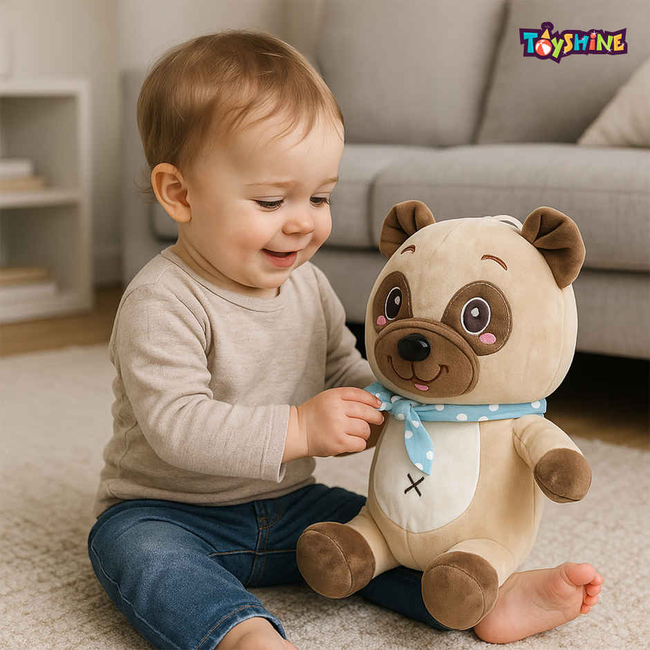 Spanker Bear Soft Toy | Ultra Soft Plush Teddy for Kids Decor - 27 cm