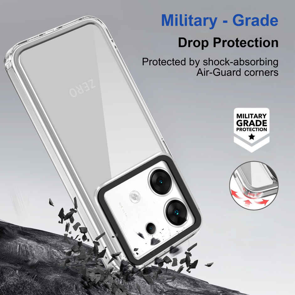 Zapcase Back Cover for Infinix Zero 30 5G | Space-Clear