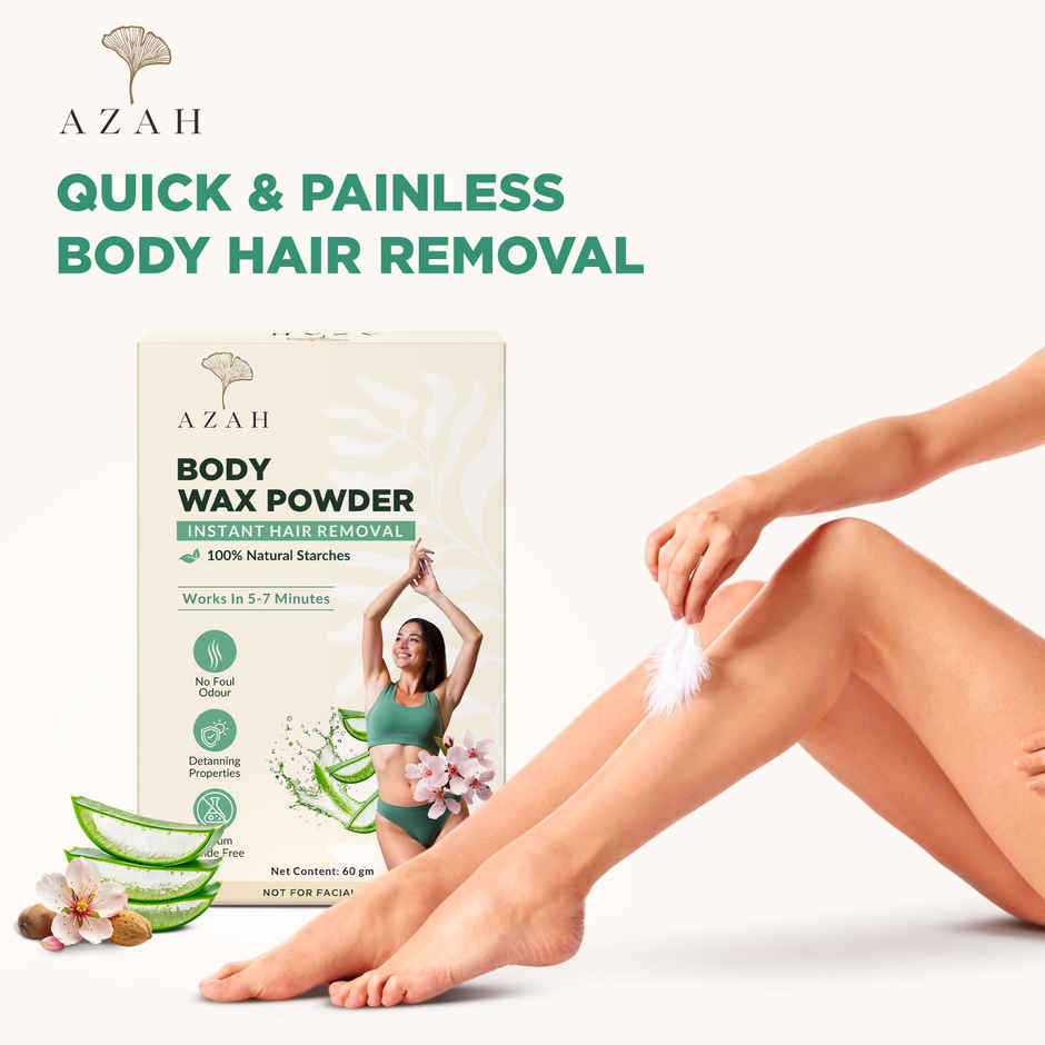 Azah Body & Bikini Hair Removal Wax Powder
