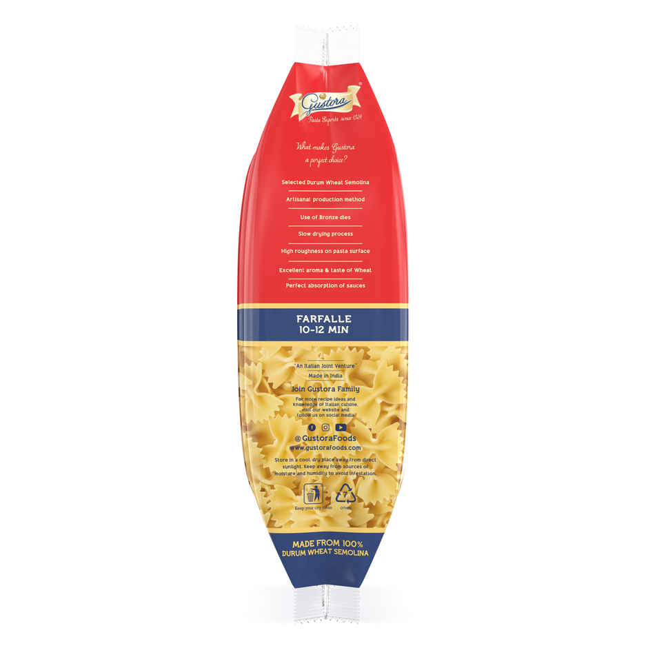 Gustora Farfalle Pasta