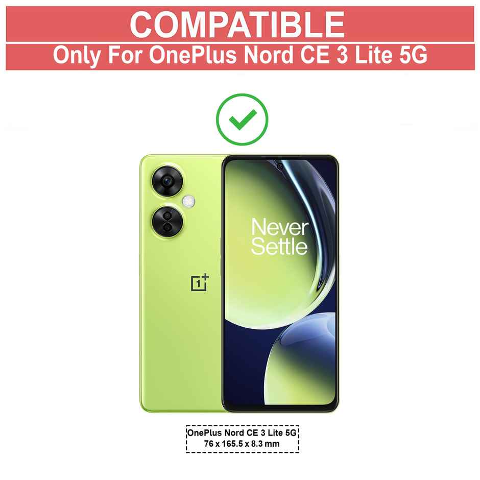 Zapcase Back Cover for OnePlus Nord CE 3 Lite 5G | Matte-Black