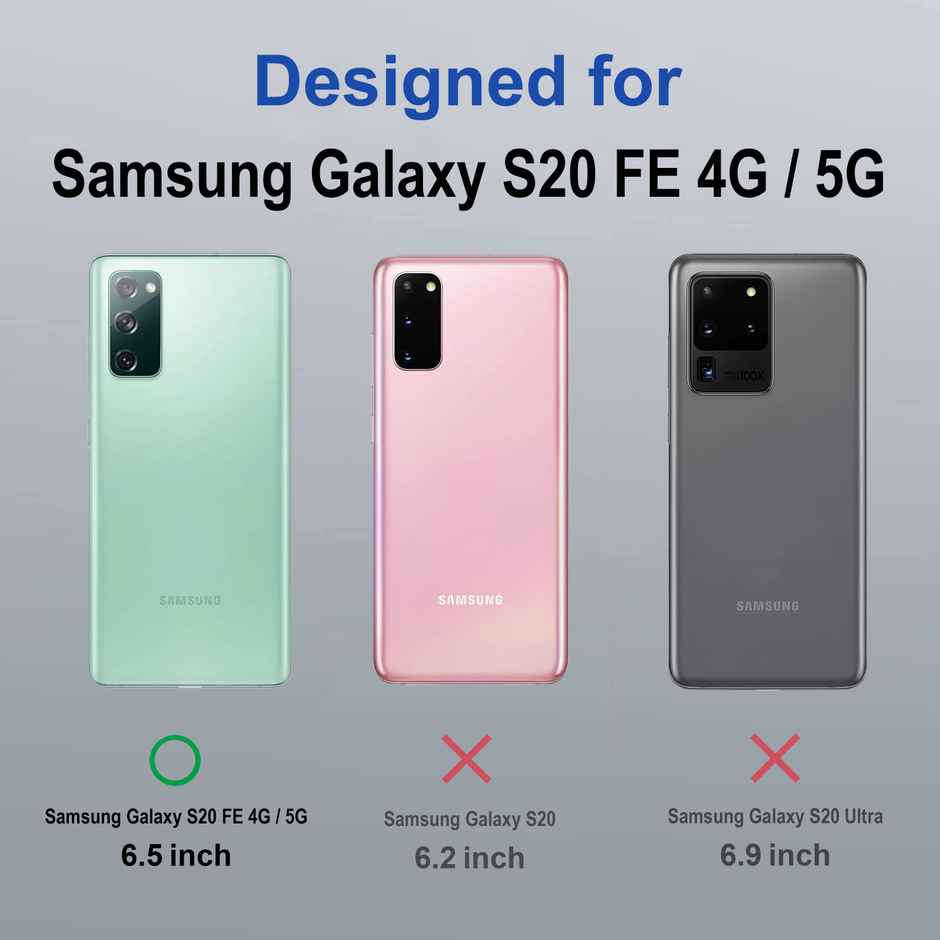 Zapcase Back Cover for Samsung Galaxy S20 FE | MagSafe-Clear