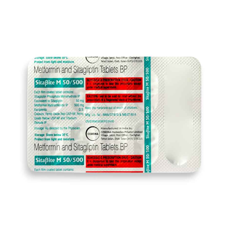 Sitabite M 50/500 Tablet