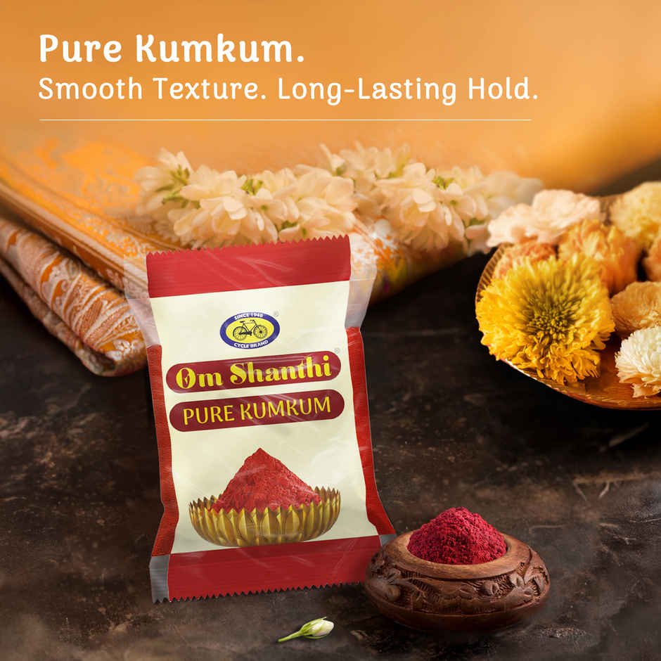 Om Shanthi Kumkum | Roli - Pouch | Cycle