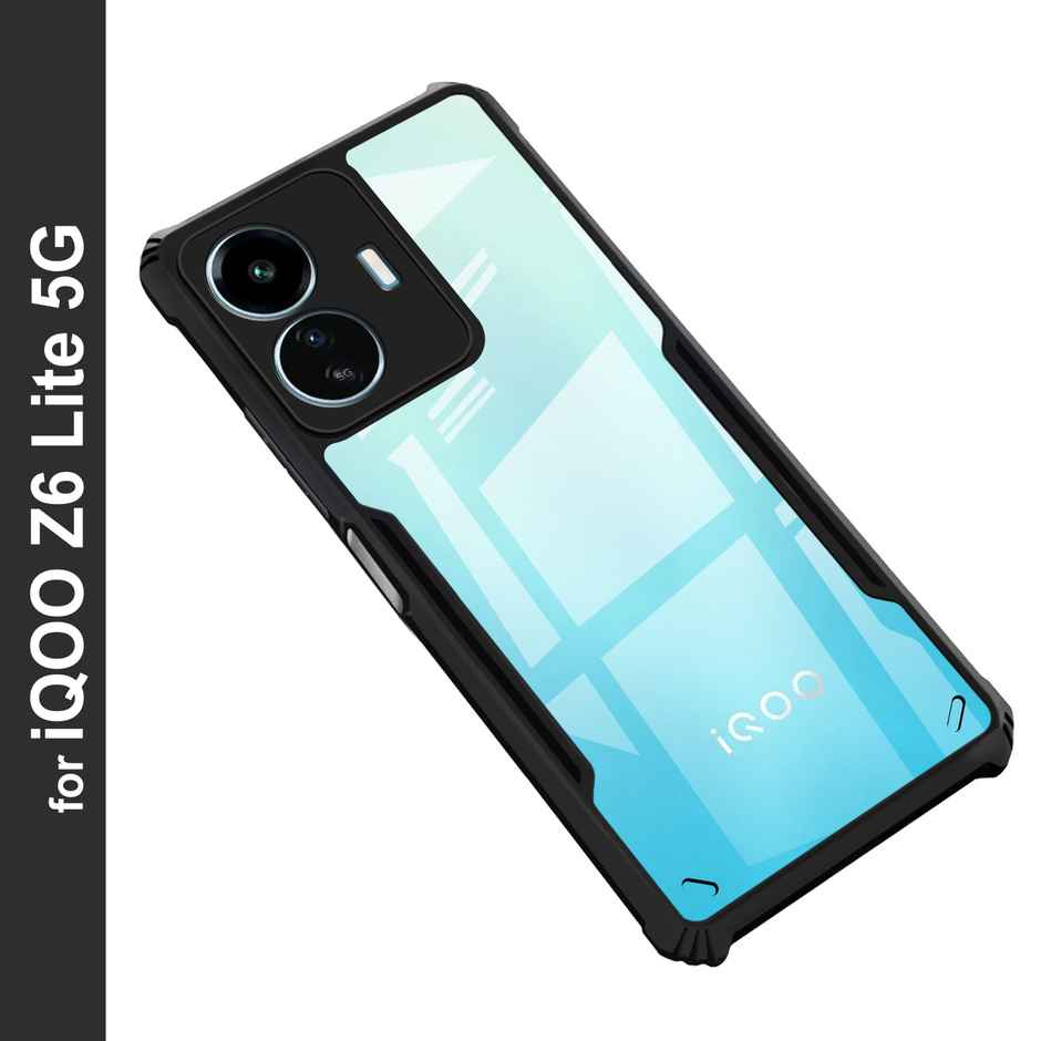 Zapcase Back Cover for iQOO Z6 Lite 5G | Matte-Black