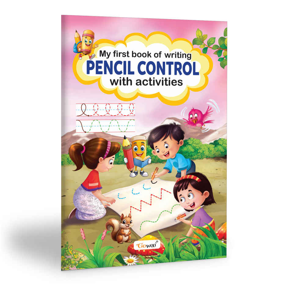 My First Book Of Writing Pencil Control with Activities | Kindergarten Writing And Activity Book