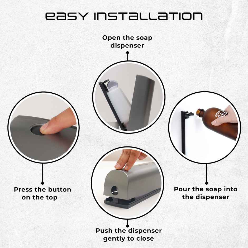 Robustt Zyh7 Soap Dispenser - Grey