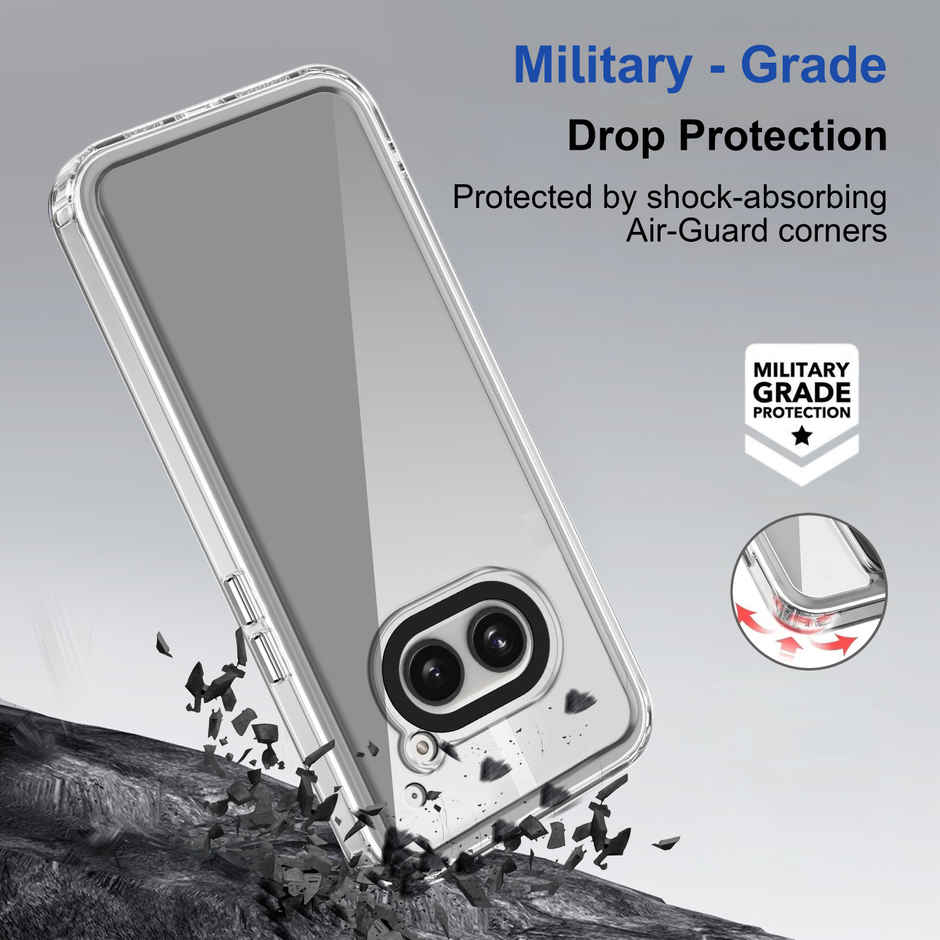 Zapcase Back Cover for Nothing Phone 2A 5G | Space-Clear