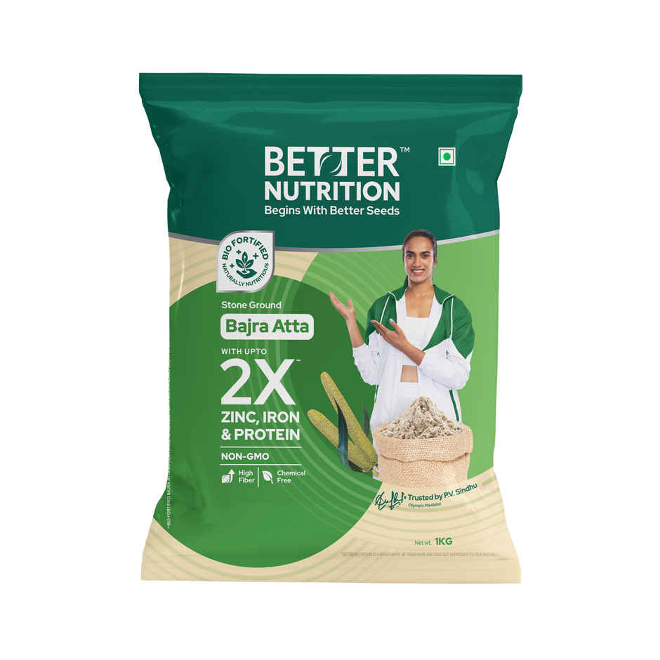 Better Nutrition Bajra Atta - 2X Nutrition, Naturally | Pearl Millet Flour