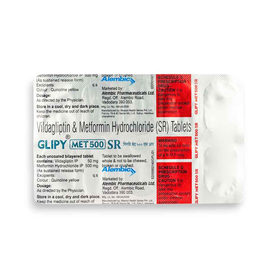 Glipy MET 500 SR Tablet