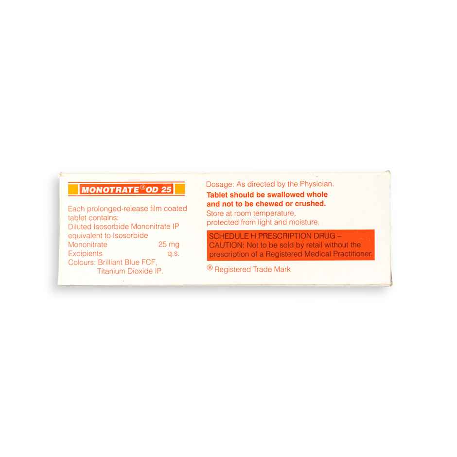 Monotrate OD 25 Tablet PR