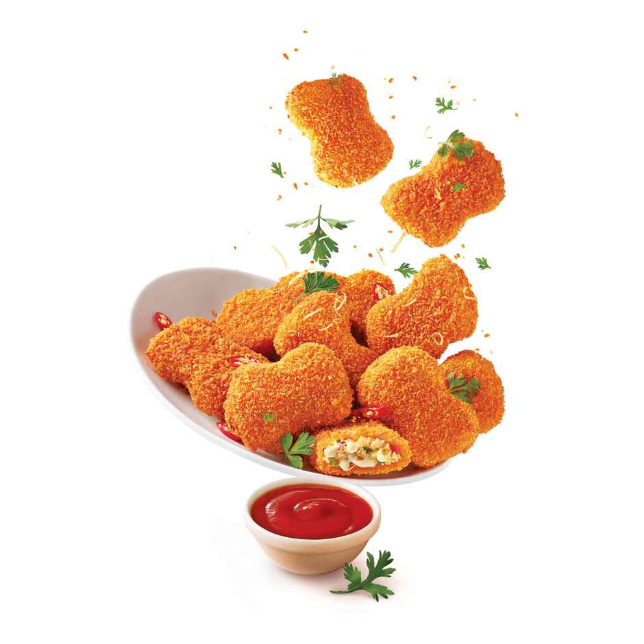 Godrej Yummiez Chicken & Cheese Nuggets | Frozen Snack | With Melting Cheese