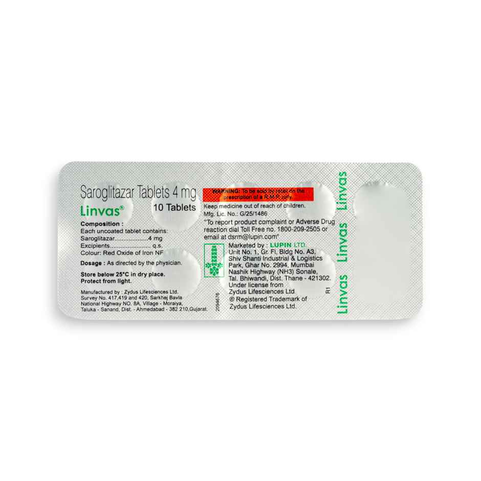 Linvas 4mg Tablet