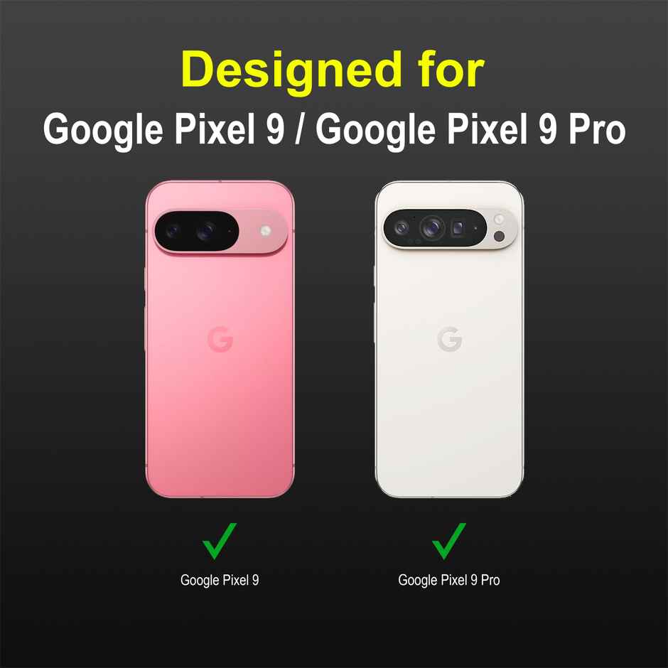 Zapcase Back Cover for Google Pixel 9 | Magic-Black