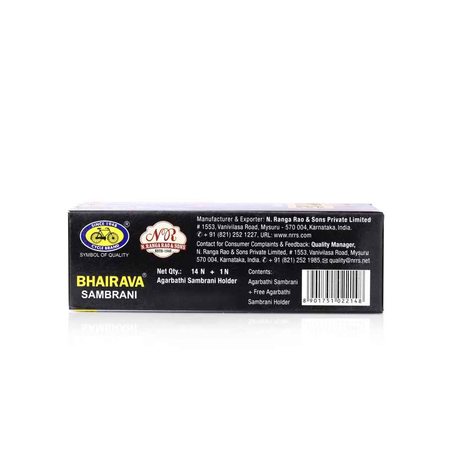 Pure Stem Sambrani | Bhairava | Pack of 14 | Cycle