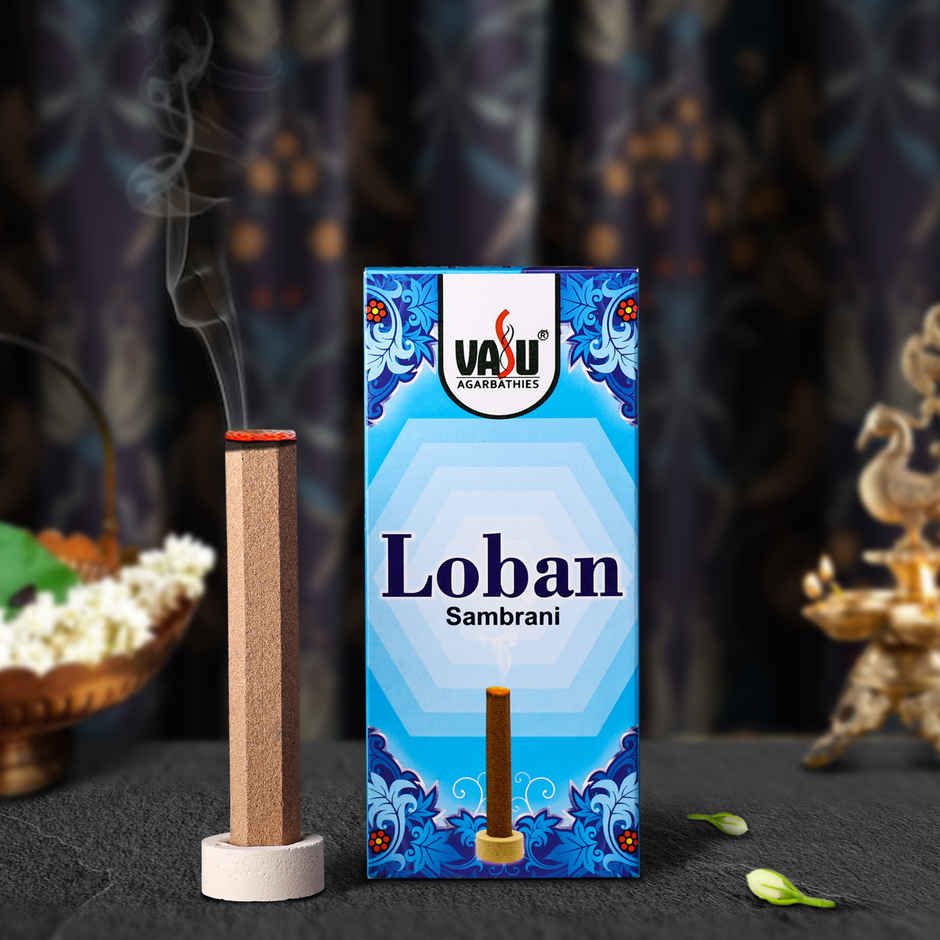 Cycle Pure Vasu Loban Tower Sambrani | Made With Wood Powders, Resin & Benzoin
