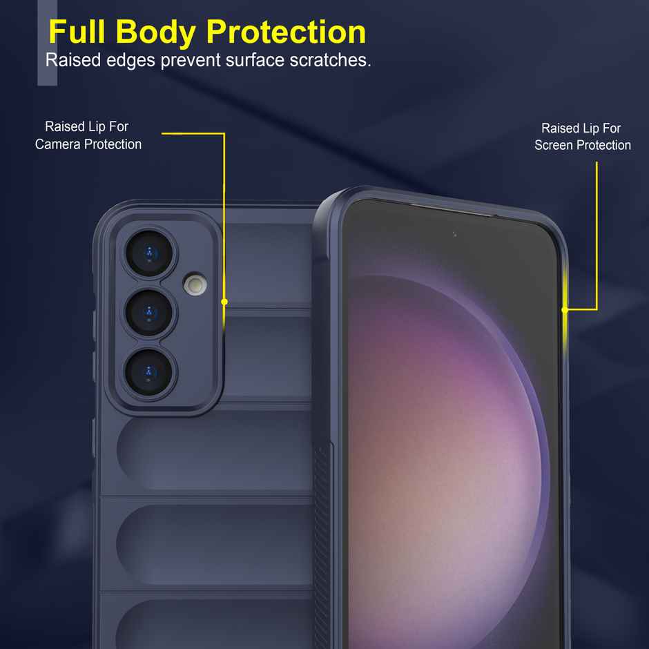 Zapcase Back Cover For Samsung Galaxy S23 Fe 5G (Magic-Sapphire)