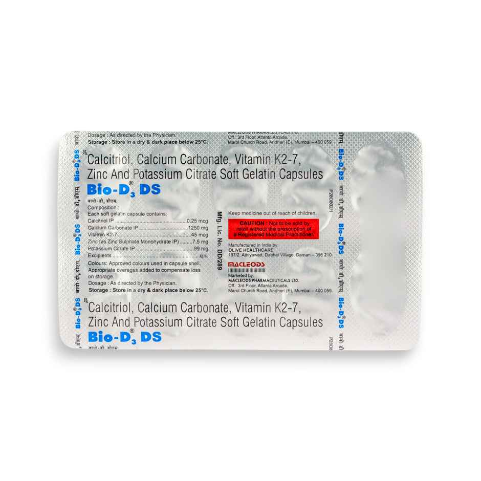 Bio-D3 DS Soft Gelatin Capsule