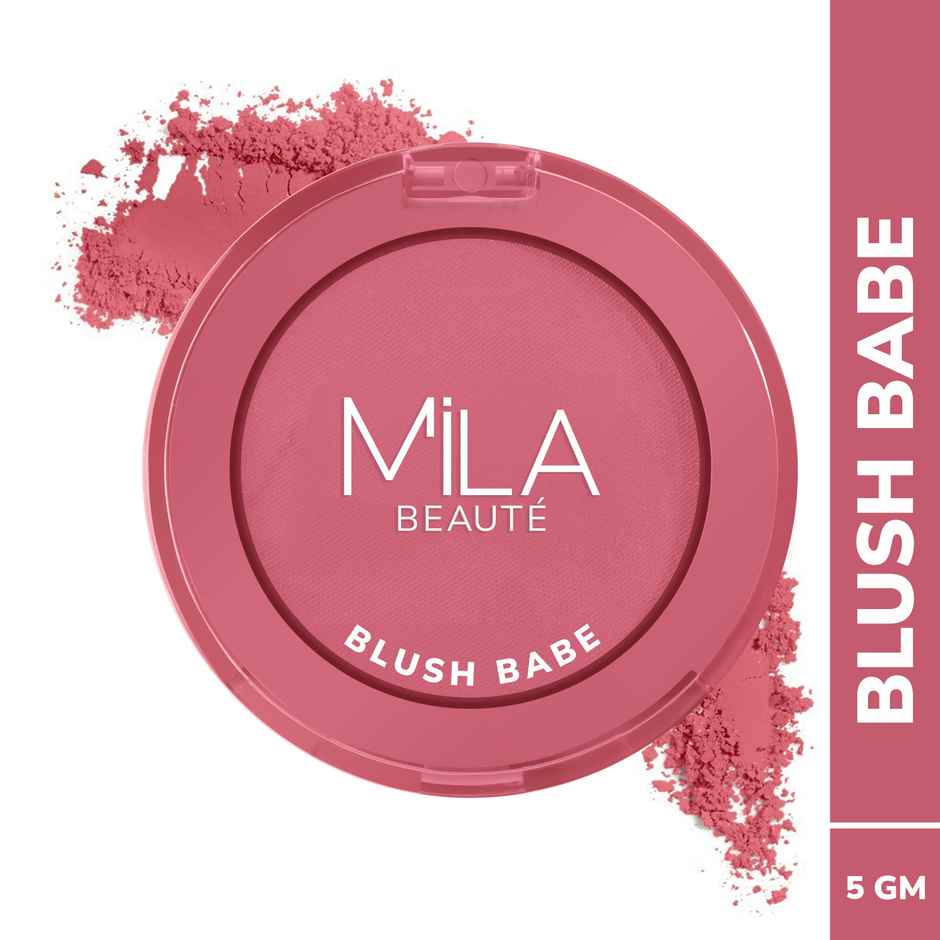 Mila Beaute Blush Babe Powder Blush - 03 Berry Punch