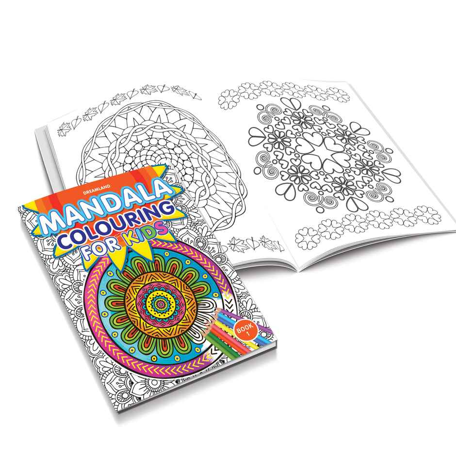 Mandala Colouring for Kids Book-1 | Creative Colouring Book for Kid | Mandala Art Book