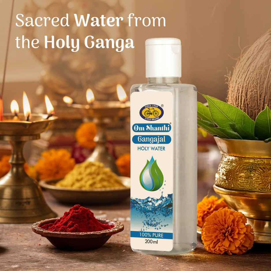 Om Shanthi Gangajal Holy Water | From House of Cycle