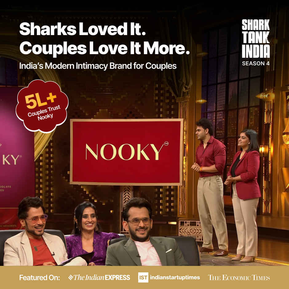 Nooky Connect 3 in 1 Condom Intimacy Kit Condoms Chocolates Tickle Feathers Couple Gift