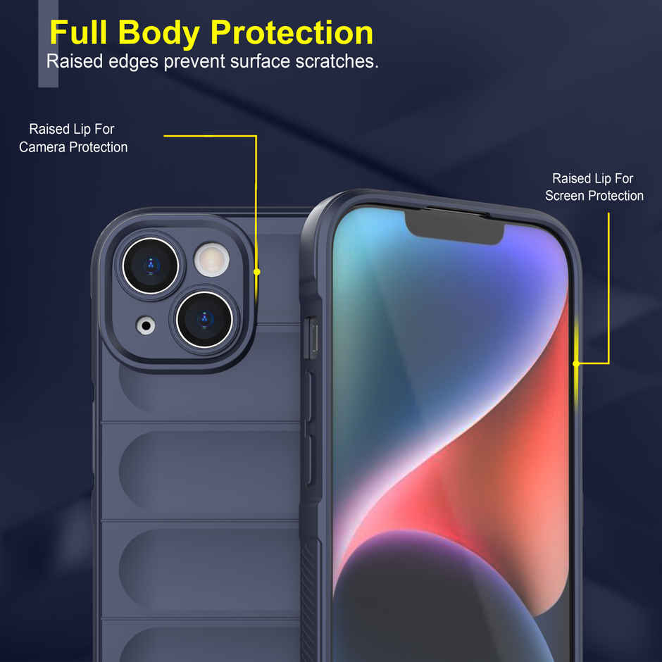 Zapcase Back Cover for Apple iPhone 15 | Magic-Sapphire