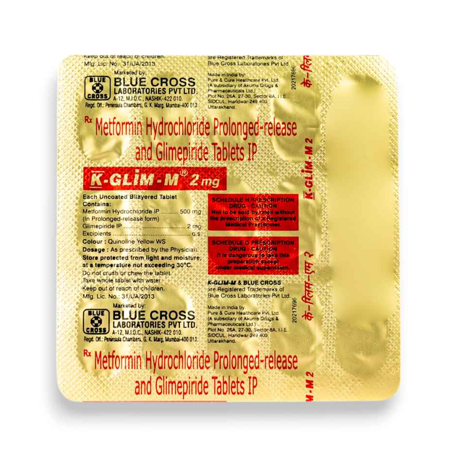 K-Glim-M 2mg Tablet PR
