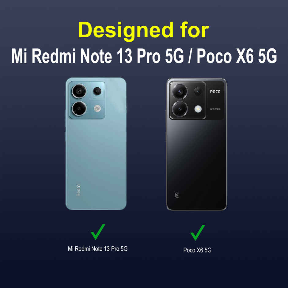 Zapcase Back Cover for Mi Redmi Note 13 Pro 5G | Magic-Sapphire