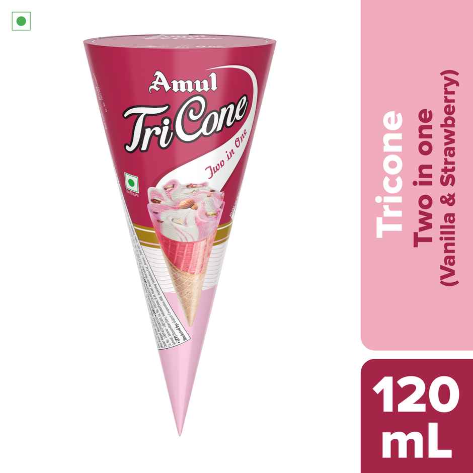 Amul Two In One Tricone Ice Cream Cone