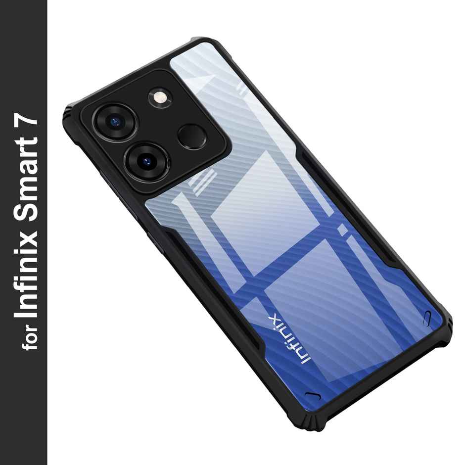 Zapcase Back Cover for Infinix Smart 7 | Matte-Black
