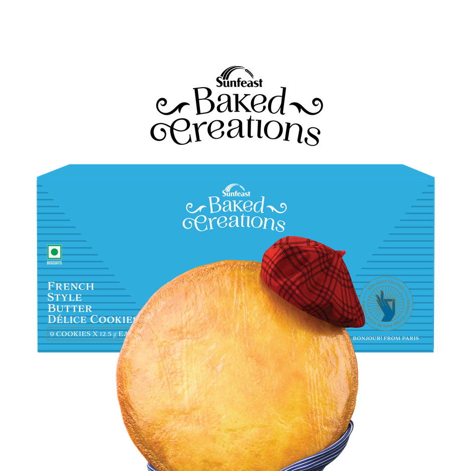 Sunfeast Baked Creations French Style Butter Delice Cookies