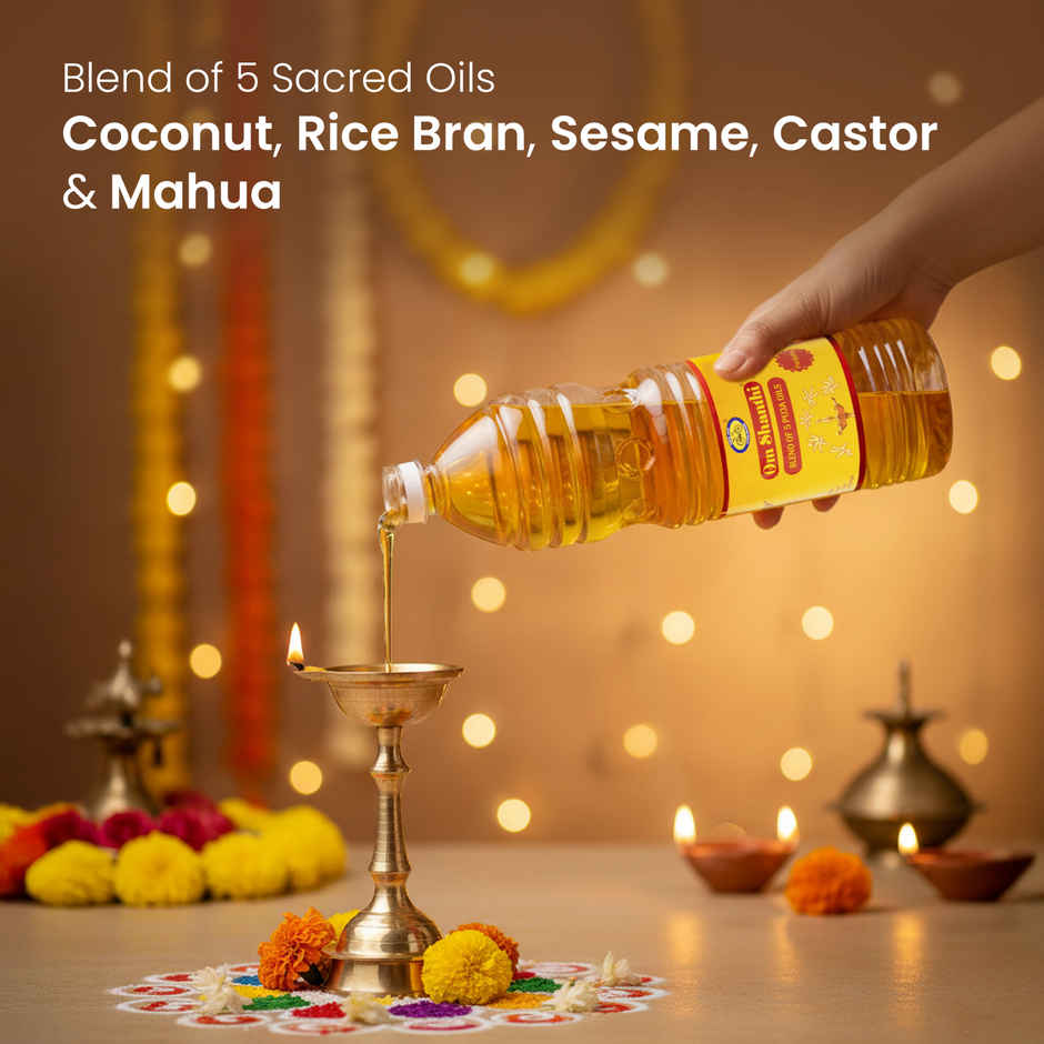 Om Shanthi Parijatha Puja Oil | Cycle